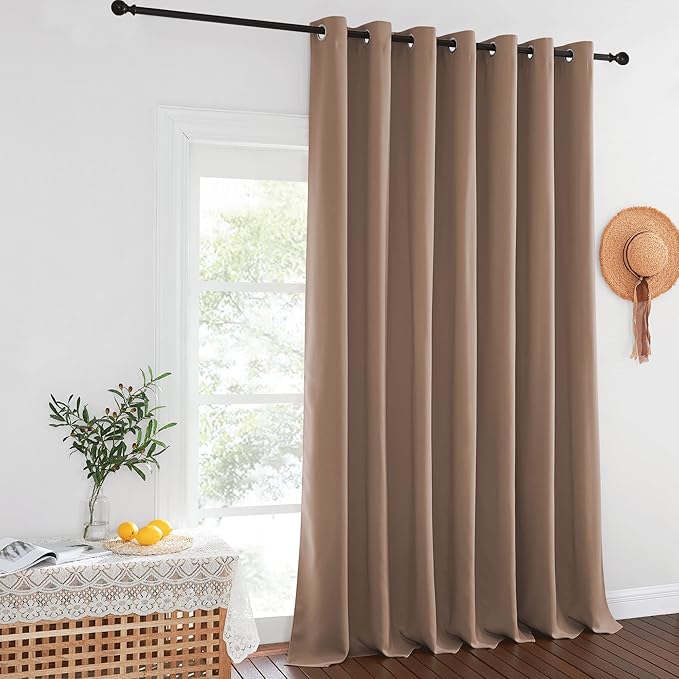 NICETOWN Cappuccino Blackout Curtains - Image 8
