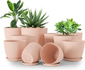 Utopia Home - Plant Pots Indoor - 7/6.6/6/5.3/4.8 Inches Home Decor Flower Pots by UTOPIAHOME