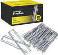 HongWay 420pcs 6 Inch Landscape Staples Galvanized Garden Stakes, 11 Gauge by HongWay