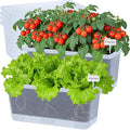 Window Box Planter 6 Packs, 13.8 Inches Rectangle Flower Pots by Oliz