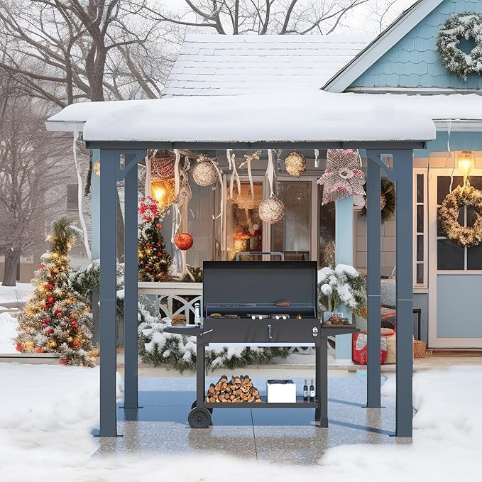 AECOJOY 8' x 5' Grill Gazebo Outdoor Pergola - Image 5