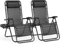 NEWBULIG Zero Gravity Chair Set of 2, Lounge Chair Folding Portable Adjustable by NEWBULIG
