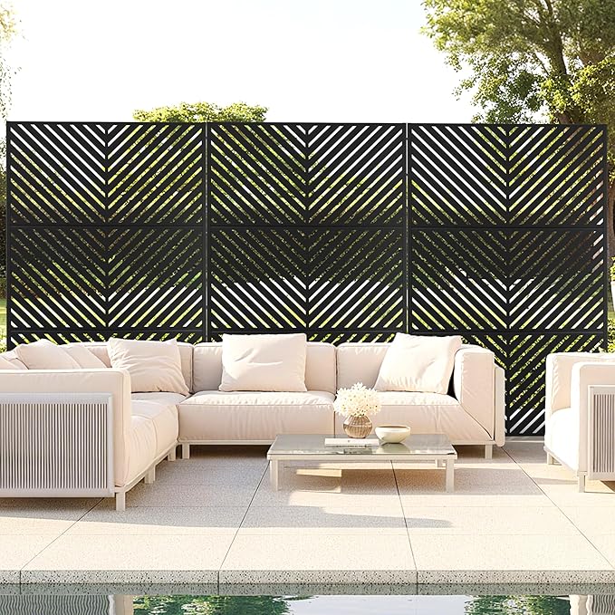 Outdoor Privacy Screen, Freestanding Privacy Fence Panels - Image 9
