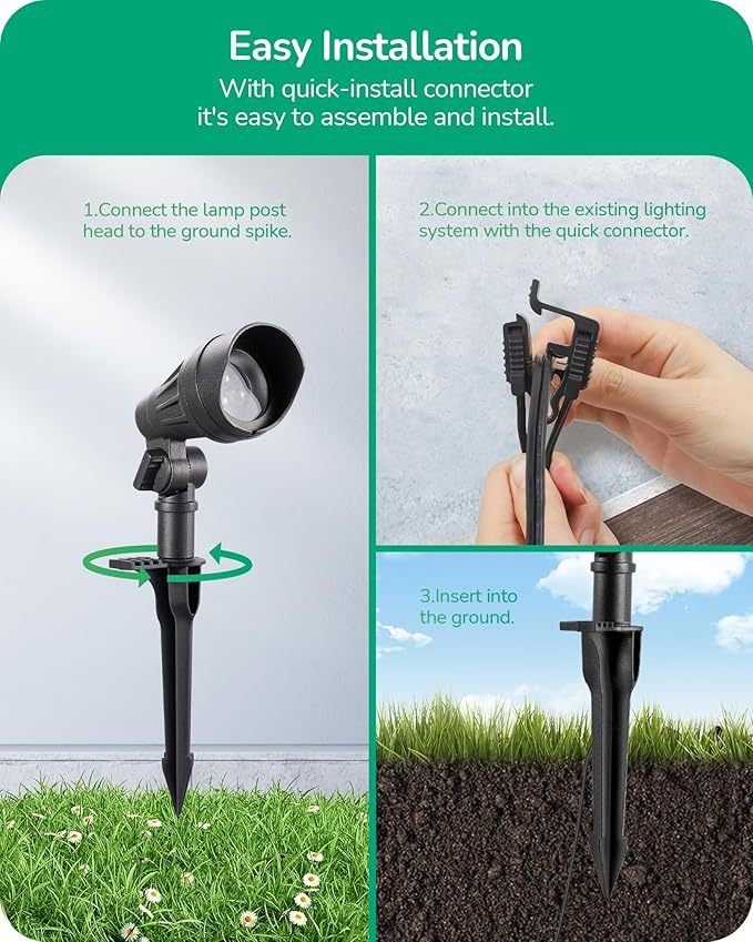 EDISHINE Low Voltage LED Landscape Lights - Image 5