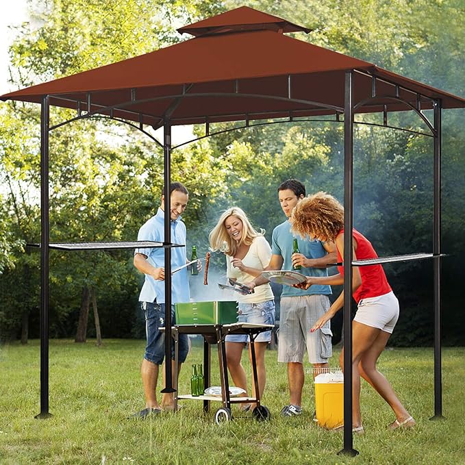 Eurmax USA High Performance Grill Gazebo Canopy Replacement Cover 5x8 BBQ - Image 7