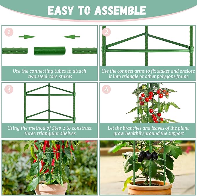 Legigo 2-Pack Tomato Cage for Garden Plant Support - Image 4
