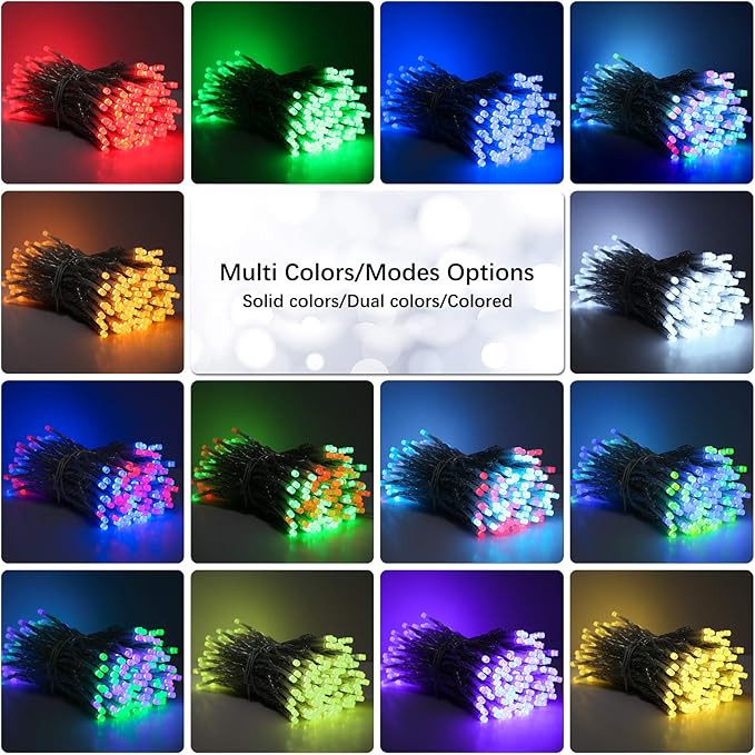 Brizled Color Changing String Lights, 33ft 100 LED Pasrel Easter Mini Lights - Image 8