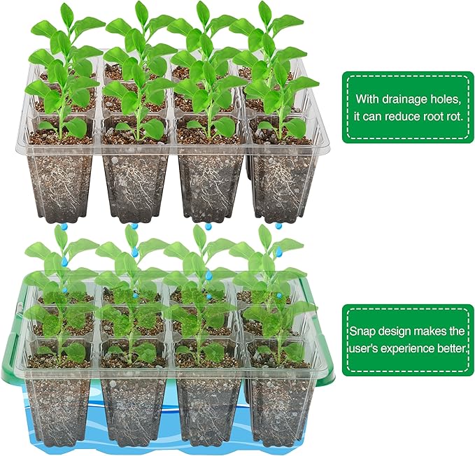 Bonviee 10 Packs Seed Starter Tray - Image 5