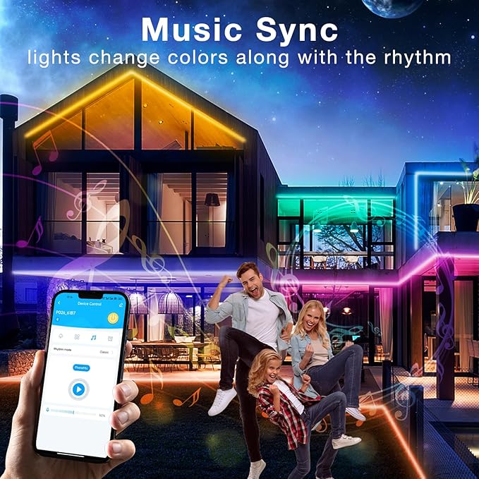 Outdoor LED Strip Lights Waterproof 100ft, IP67 Waterproof LED Light Strips - Image 4