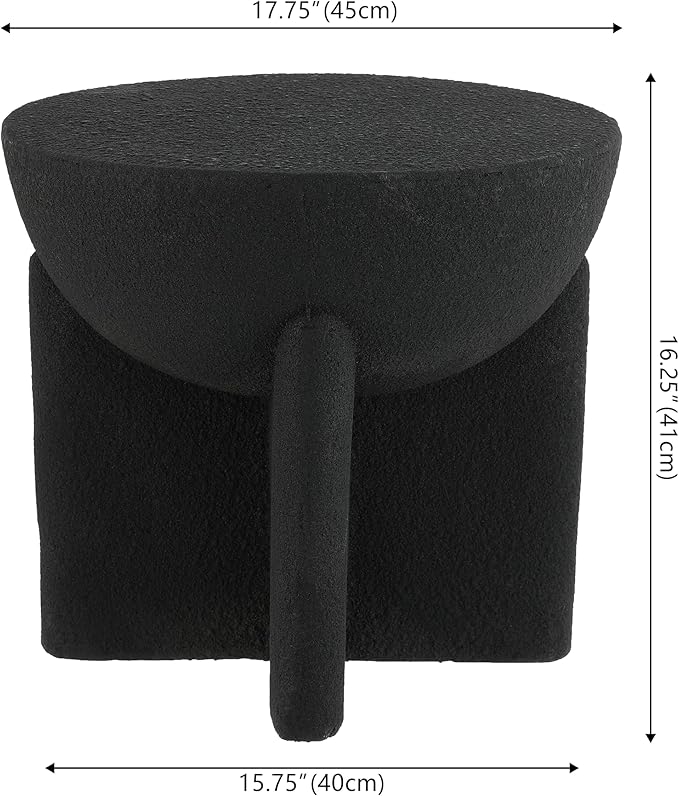 JONATHAN Y TBL1109A Brady 16.25" Minimalist Modern Drum Indoor/Outdoor Accent - Image 3
