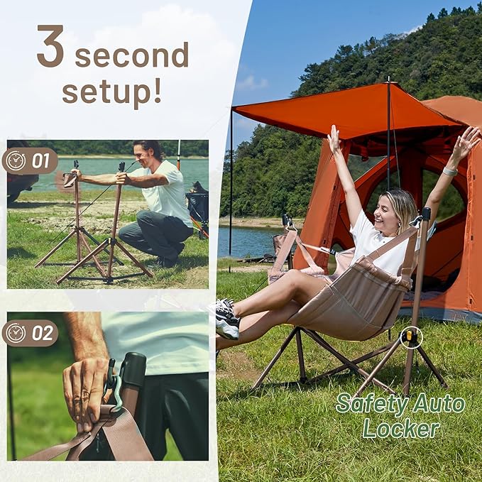 TIMBER RIDGE Hammock Camping Chair - Image 4