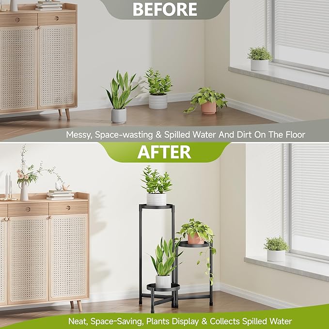 3 Tier Plant Stand Indoor, Tiered Plant Stand Outdoor - Image 4