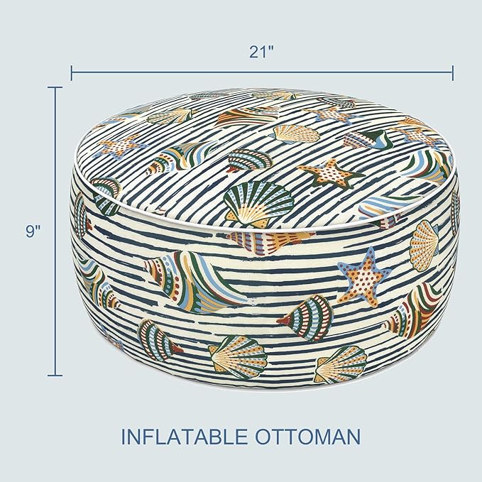 LVTXIII Indoor/Outdoor Inflatable Ottoman - Image 3