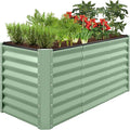 Best Choice Products 4x2x2ft Outdoor Metal Raised Garden Bed, Deep Root Box by BestChoiceProducts