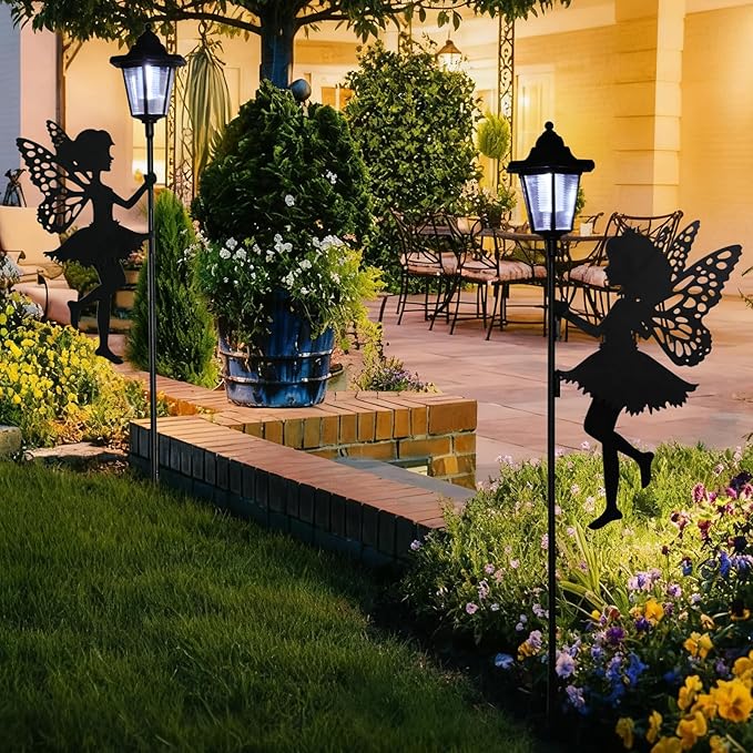 ZKLiLi Fairy Solar Garden Light, Outdoor Garden Fairy Decor Waterproof Large - Image 7