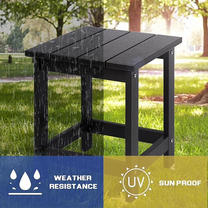 LZRS Adirondack Square Outdoor Side Table - Image 8