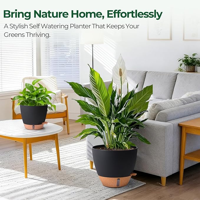 T4U 3 Pack Self Watering Pots - Image 2