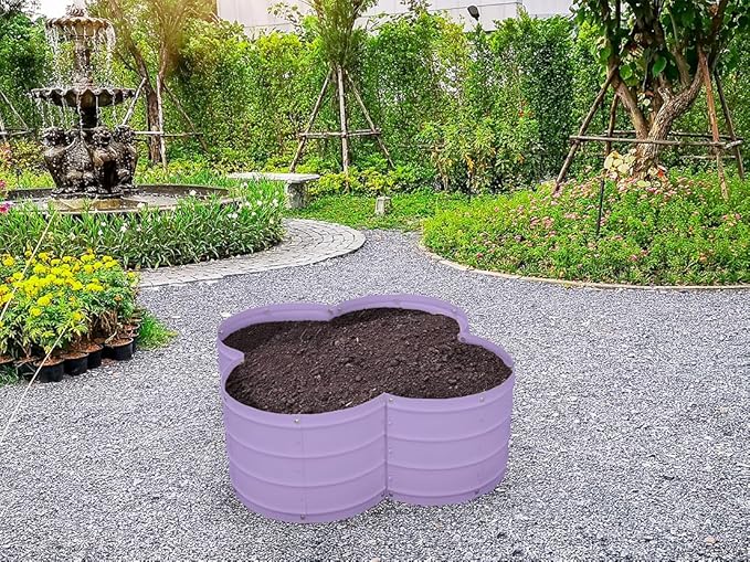 Plant & Plot Galvanized Raised Garden Beds Outdoor // 3×3×1 ft Planter Raised - Image 6
