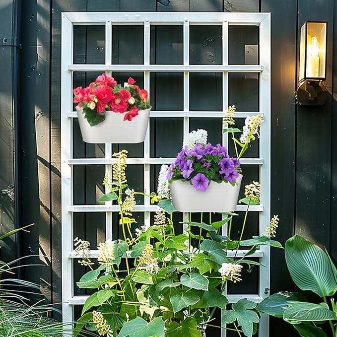 MADHOLLY Railing Planter with Drainage Holes - Image 4
