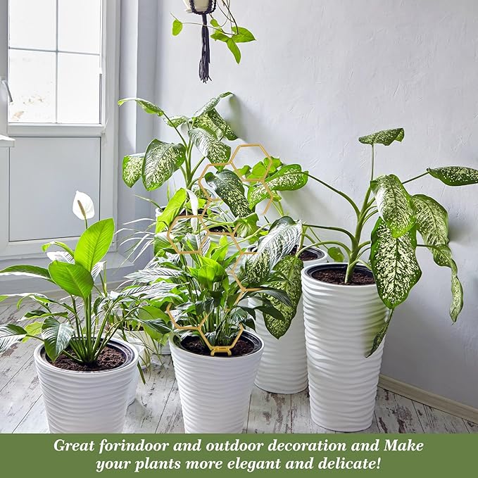 Grevosea 14 Inch Trellis for Climbing Plants Indoor, Plant Trellis Indoor Small - Image 5