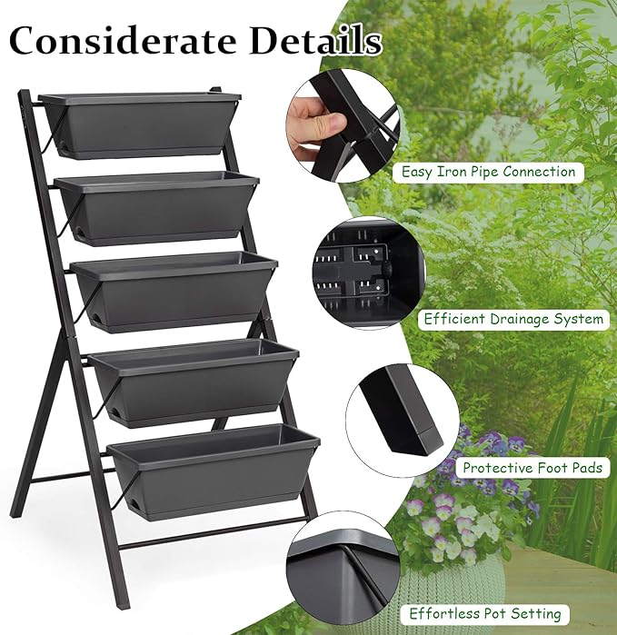 Giantex Vertical Raised Garden Bed, Elevated Planter Raised Beds - Image 3