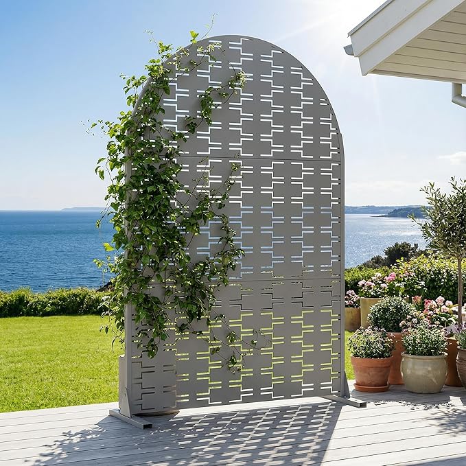 Casaphoria Metal Arched Privacy Screen Outdoor - Image 2