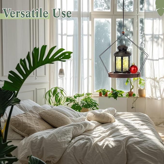 3 Pack Hanging Planters for Indoor Black Plant Hanger - Image 6