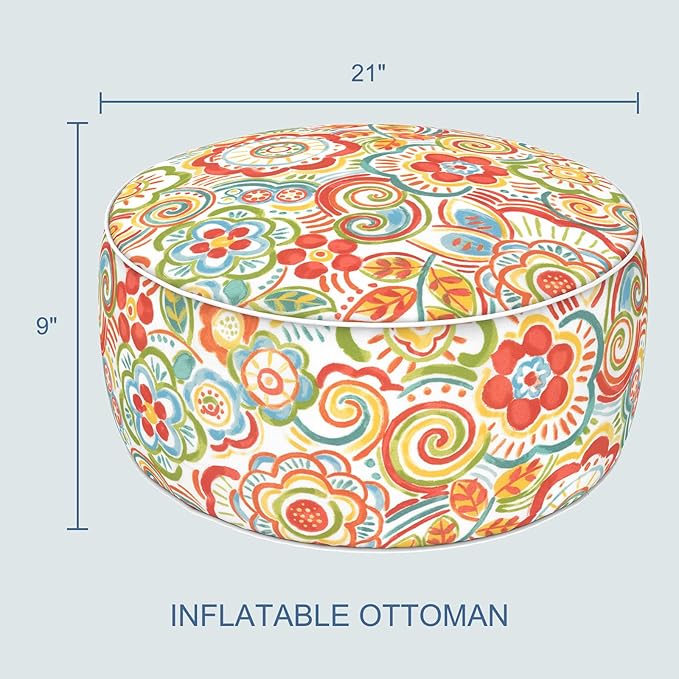 LVTXIII Indoor/Outdoor Inflatable Ottoman - Image 3