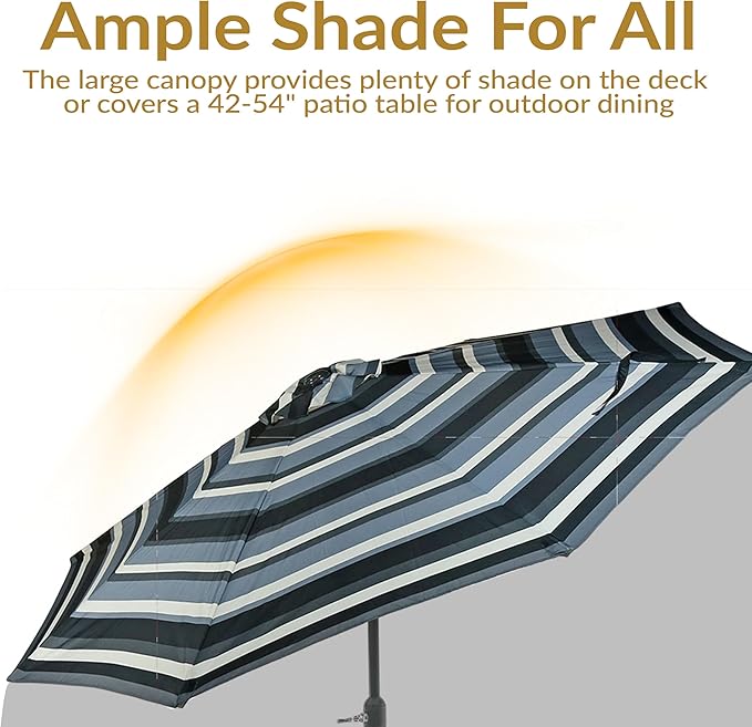 Sunnydaze Outdoor Patio Umbrella - Image 4