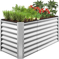Best Choice Products 4x2x2ft Outdoor Metal Raised Garden Bed, Deep Root Box by BestChoiceProducts