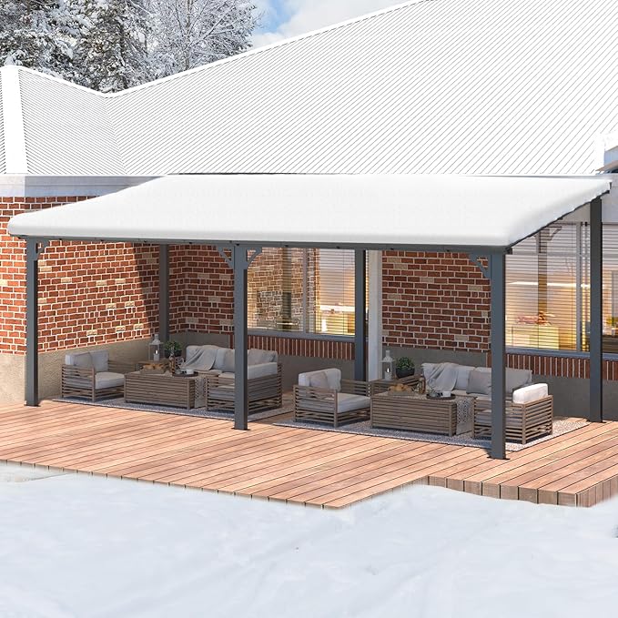 AECOJOY 20' x 8' Outdoor Gazebo - Image 6