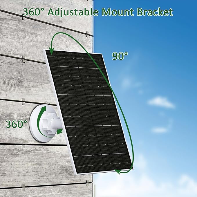 Zivif 7W Solar Panel for Arlo Essential 2K, Essential XL & Spotlight Cameras - Image 4