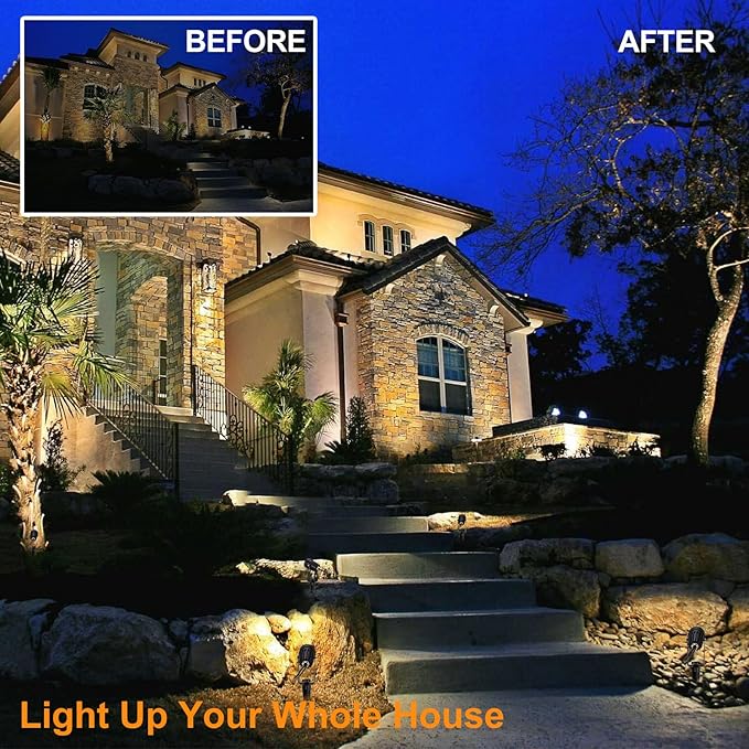 ECOWHO Low Voltage Landscape Lighting, 12V Outdoor Landscape Lights LED Spot - Image 9