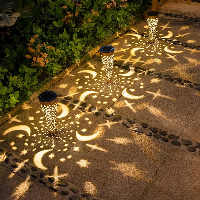 Go2garden Solar Lights Outdoor Decorative Stake Lights Waterproof - Image 4