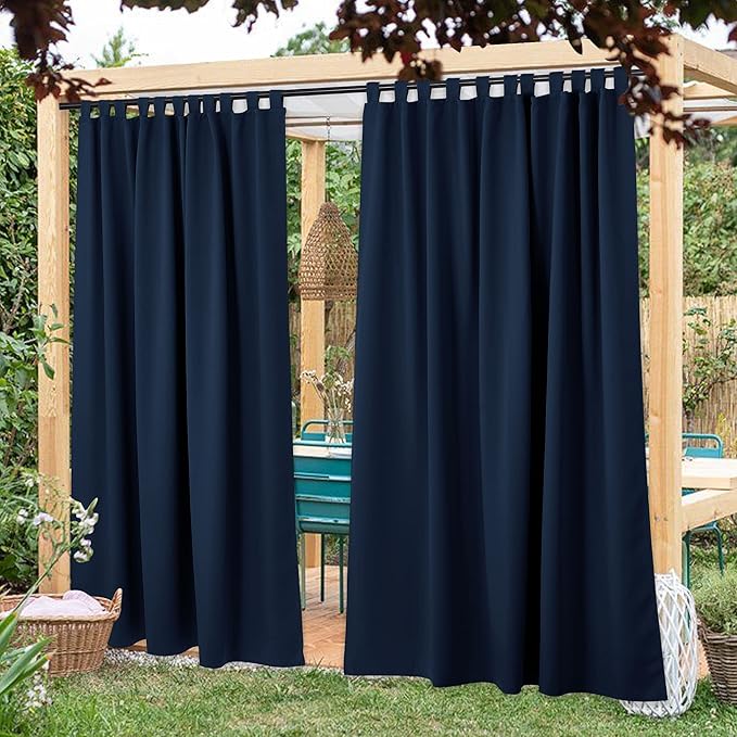 NICETOWN 2 Panels Outdoor Curtainss - Image 2