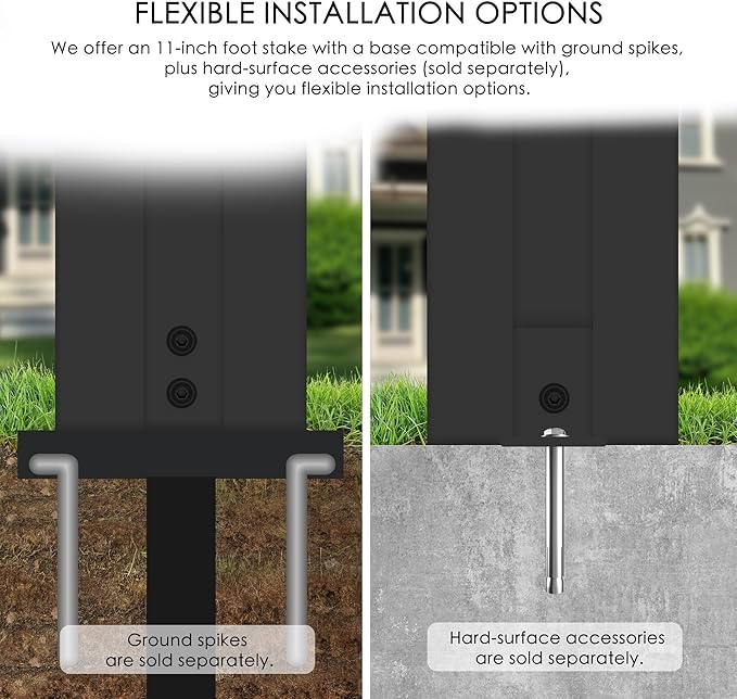 Kozyard 50" W x 48" H Outdoor Privacy Screens Aluminum Post, Air Conditioner - Image 3