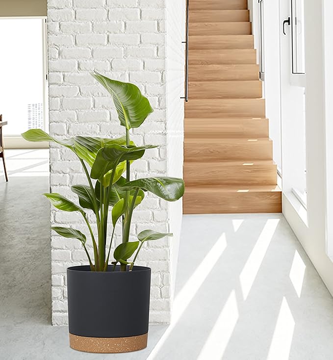 kubvici Plant Pots for Indoor Plants, 2 Pack 12 Inch Pots for Plants, - Image 5