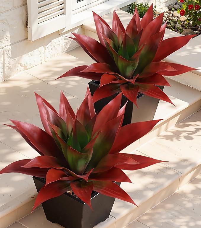 Ivydale Outdoor Faux Plants, Large Fake Plants Realistic Greenery UV Resistant by Ivydale