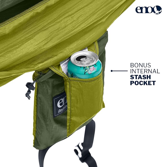 ENO, Eagles Nest Outfitters DoubleNest Lightweight Camping Hammock, 1 to 2 - Image 3