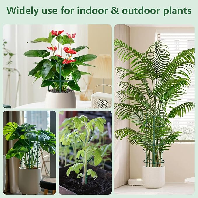 12 Pack Plant Support Stake Half Round Plant Support - Image 7