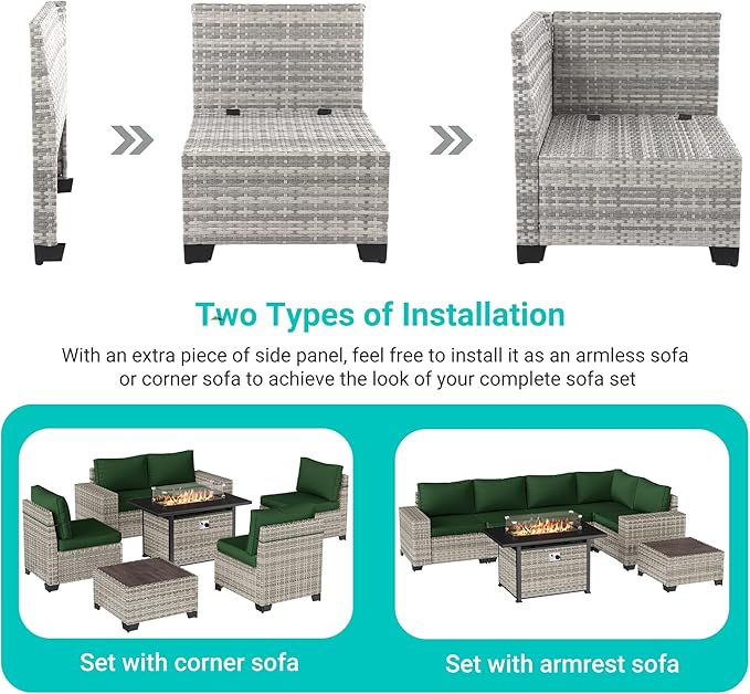7-Piece Outdoor Patio Furniture Set - Image 3