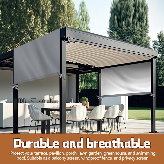 Universal Pergola Replacement Canopy Outdoor Canopy Shade Cover Waterproof - Image 6