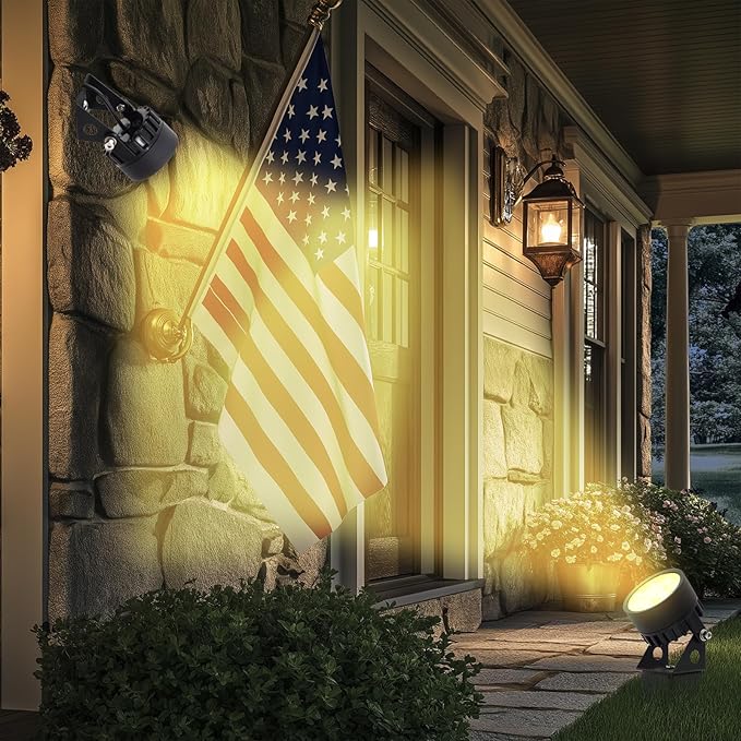 Solar Outdoor Spotlight Legacy 50X 4PK, Garden Landscape Yard Pathway Light - Image 4