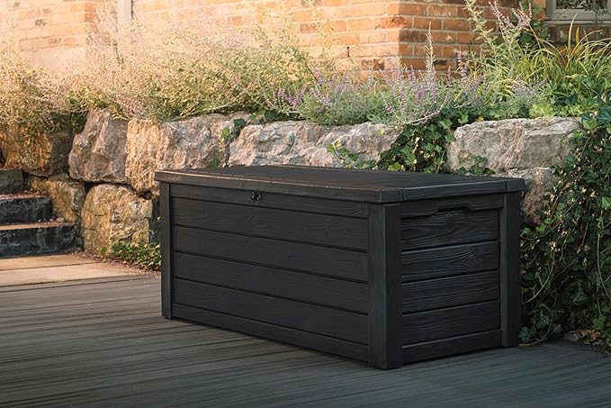 Keter Westwood 150 Gallon Resin Large Outdoor Storage Box - Image 6