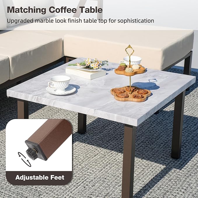 Outdoor Furniture Set, Outdoor Patio Couch Sectional - Image 5