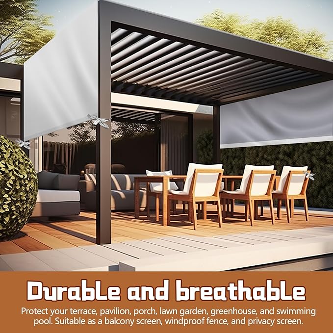Universal Pergola Replacement Canopy Outdoor Canopy Shade Cover Waterproof - Image 6