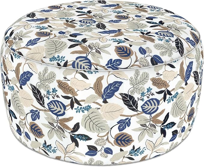 LVTXIII Indoor/Outdoor Extra Large Inflatable Ottoman Pouf D31 x H14 Inch by LVTXIII