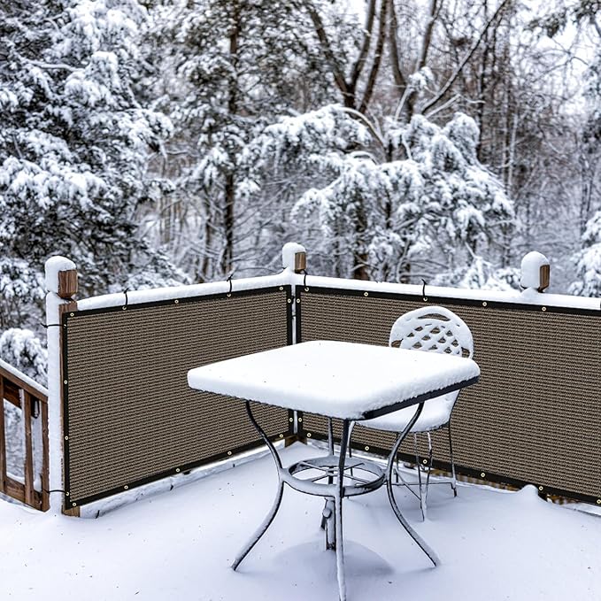 UPGRADE Privacy Screen 3' x 16' Fence Commercial Shade Cover - Image 6
