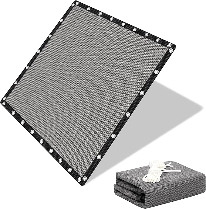 90% Shade Cloth Sun Shade Fabric Privacy Screen Shade Cover by eMERIT