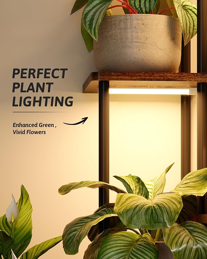 Corner Plant Stand Indoor 6 tiered plant shelf - Image 4